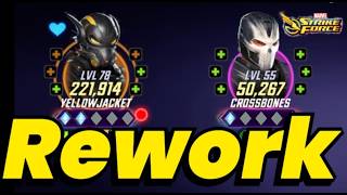 CROSSBONES & YELLLOWJACKET REWORK! IRON RAIDERS RAID TEAM! AUG 2026 | MARVEL Strike Force