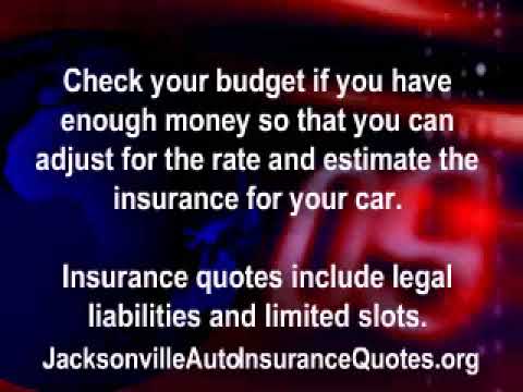 Avail the latest Jacksonville Auto Insurance Quote now | Jacksonville