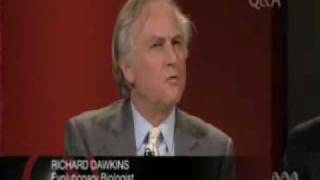 Professor Richard Dawkins schools an ignorant fool's delusion of atheist morality.