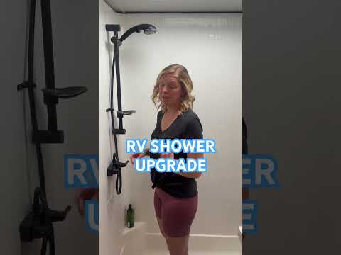 RV Shower Upgrade - New shower head from @RecProUSA #rvupgrades