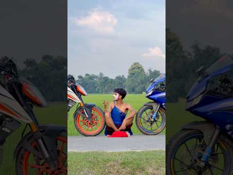 Mere dono super bike 🏍️ko ride pe jana hay😍😍||#shorts #viral #ktm #ytshorts