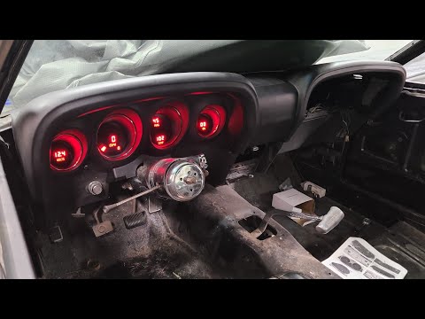 Braving A Blizzard For Van Parts, Digital Dash In Black Pearl