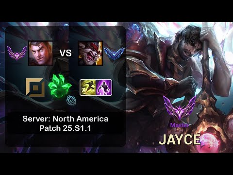 Jayce Top vs Kled - NA Master - Patch 25.S1.1