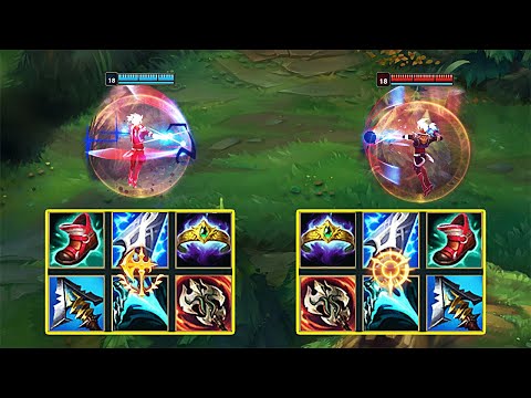 PTA EZREAL (according to T1 Gumayusi) vs CONQUEROR EZREAL - League of Legends