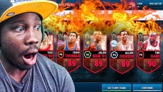 LEGEND PACK OPENING w/LEGEND PLAYER TOPPER! NBA Live Mobile 16 Gameplay Ep. 26
