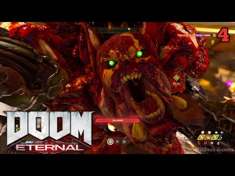 DOOM Eternal Full Game Part 4 Walkthrough No Commentary [ Ps5 4K 60FPS HDR ]