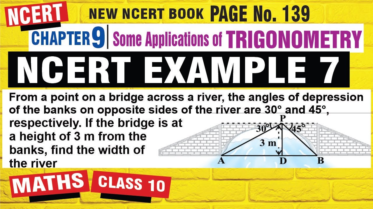example 7 chapter 9 class 10 |class 10 maths some applications of trigonometry example 7 @jain tutor