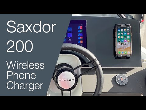 Saxdor 200 Sport with Scanstrut Wireless Phone Charging Mount