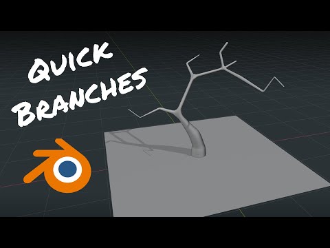 Create quick branches using Skin Modifier in Blender