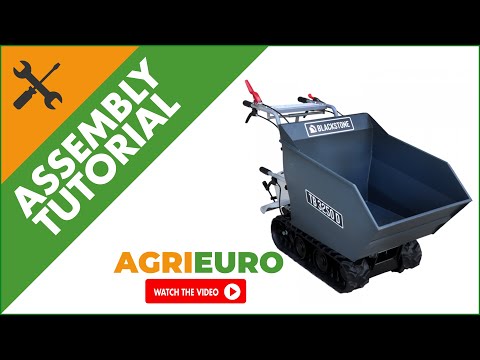 BlackStone TB 3250 D Tracked Power Barrow - Manual dumper - Assembly tutorial