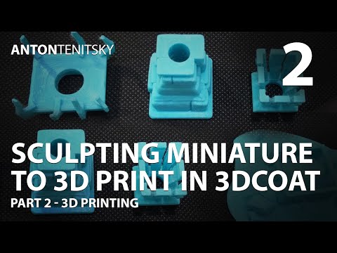 Photo - Sculpting Miniature for 3D Printing in 3DCoat - Part 2 (Final) | 3DCoat for 3D printing - 3DCoat