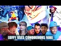 Luffy uses Conqueror's Haki at Marineford ! Reaction Mashup