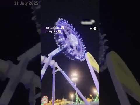 Amusement park ride snaps mid-air in Saudi Arabia, injuring 23