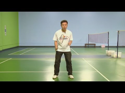 The Basic Stance in Badminton : Badminton