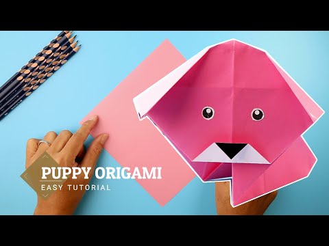 How to Make Puppy Origami| Easy Origami | Paper Crafts
