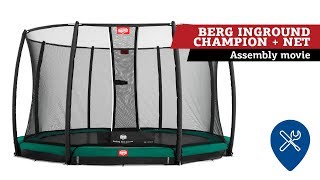 Berg Grand Champion InGround 520 Grey + ochranná sieť Deluxe DLX XL