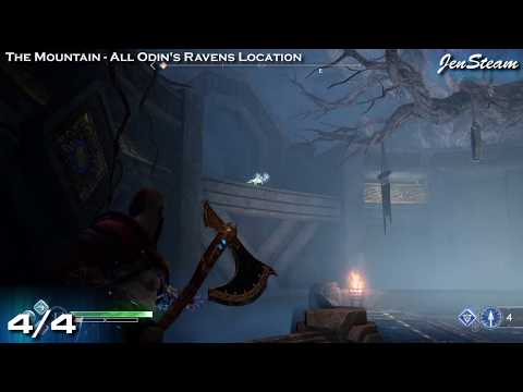God of War All Odin's Ravens in The Mountain (Allfather Blinded Trophy)