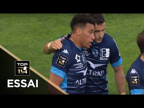 TOP 14 - Essai Yvan REILHAC (MHR) - Montpellier - Agen - J21 - Saison 2018/2019
