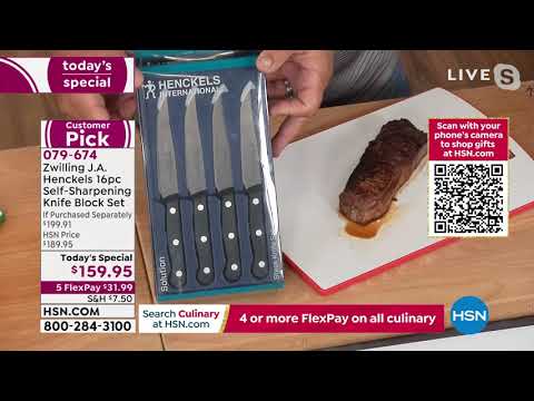 Zwilling J.A. Henckels Solution 16pc SelfSharpening Knif...