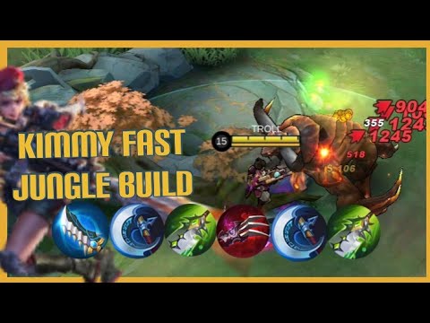 Kimmy fast jungle build |MLBB