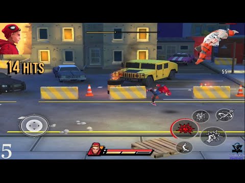 "Repeated Boss" Spider Fighter Superhero Revenge Gameplay Walkthrough Level 51 to 60(Android & IOS)