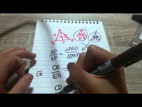 The Menelaus and Ceva Theorem