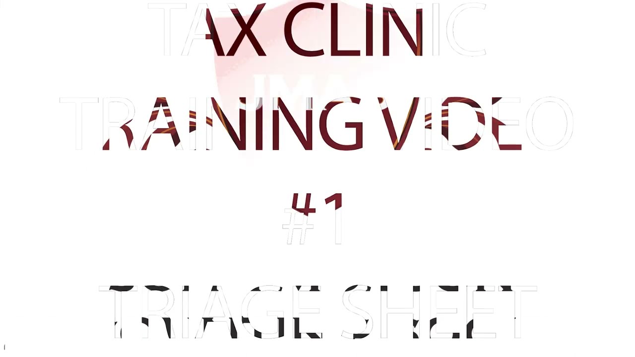 Video #1   Triage Sheet TY 2023