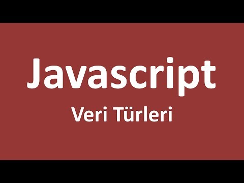 Javascript Veri Türleri