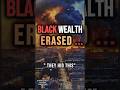 Why Did They Destroy Black Wall Street?  #blackhistory