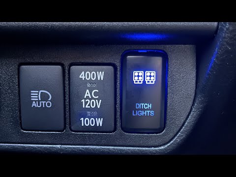 OEM SWITCH INSTALL FOR BAJA DESIGN DITCH LIGHTS! 2020 TACOMA TRD OFF-ROAD