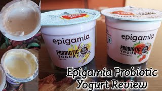 Epigamia Probiotic Yogurt Strawberry & Vanilla Review | How is Epigamia Probiotic Yogurt??