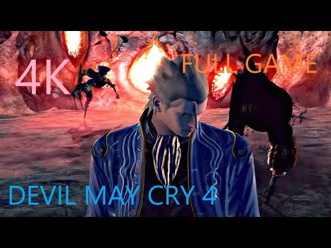 Devil May Cry 4 Remastered PC-4K - Vergil Gameplay Walkthrough FULL GAME