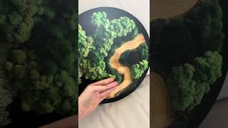Round Moss Wall Art - Rin no Mori