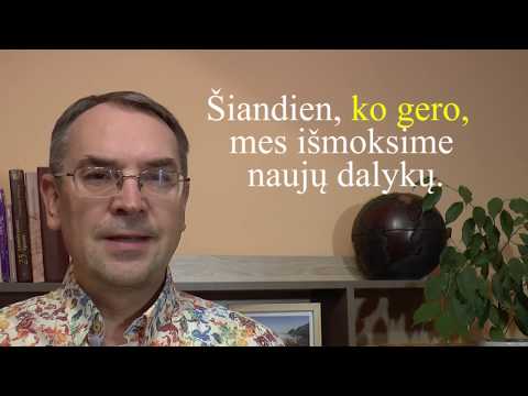 LITHUANIAN LESSON 135 - PROBABLY - Ko gero