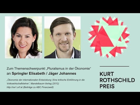 Kurt Rothschild Preisverleihung 2017: Elisabeth Springler & Johannes Jäger
