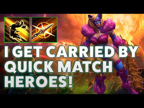 Sonya Leap - I GET CARRIED BY QUICK MATCH HEROES! - QUICK MATCH