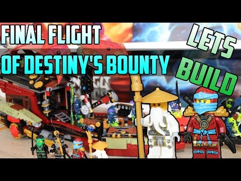 ★ LEGO NINJAGO ★ Let`s build Final Flight of Destiny's Bounty 70738 - 1080p - with Lego Minifigures