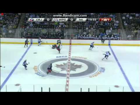 Byfuglien Kills Calvert on Winnipeg Jets debut