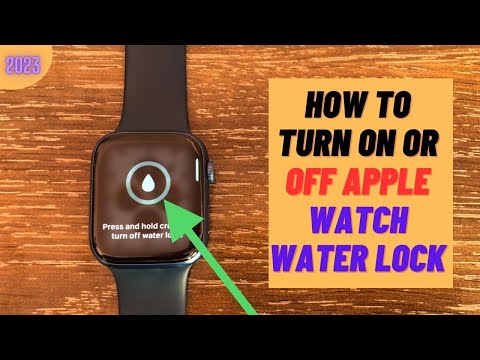 How to Turn Off Water Lock on Apple Watch | How to Remove water From Apple Watch.