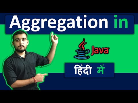 Aggregation In Java With Example Coding Wallah