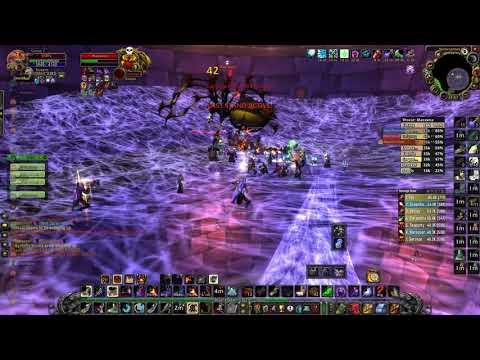 World of Warcraft Classic Troll Hunter POV Maexxna Naxx raid
