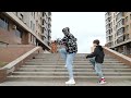 Crazy Frog Shuffle Dance In The Stairs
