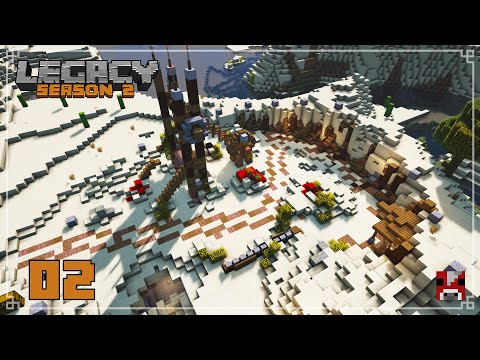 Archelaus - Legacy Season 2 - 02 - Building our COMMUNITY MINE | Survival Minecraft SMP 1.16