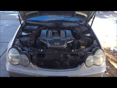 Mercedes C32 AMG Project Build - Part 8 - First Oil Change and Air Cleaner System Swap