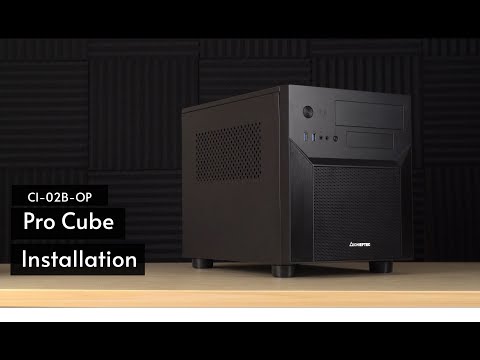 Chieftec CI-02B-OP kompiuterio dėklas Cube Juodas video