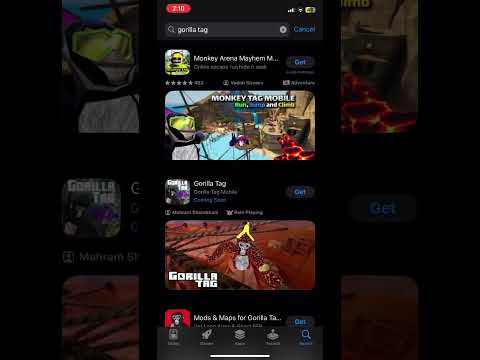 Gorilla Tag Mobile!?! #gtag #gorillatag #mobile #mobilegame