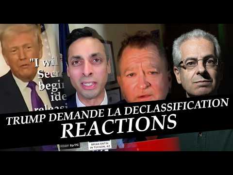ALERTE INFO OVNI : Trump demande la déclassification, réactions politiques, Lue Elizondo, Nick Pope