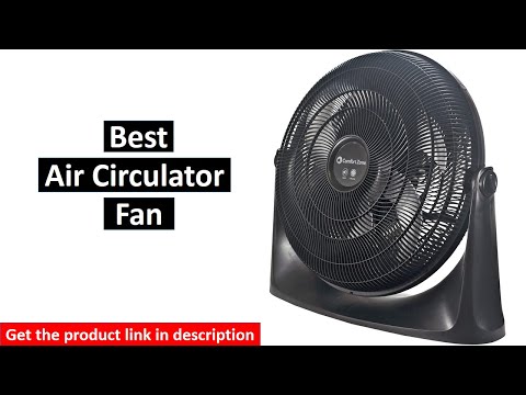 Comfort Zone PowrCurve 20" Air Circulator - Efficient & Powerful 150W Fan || Reduced Noise