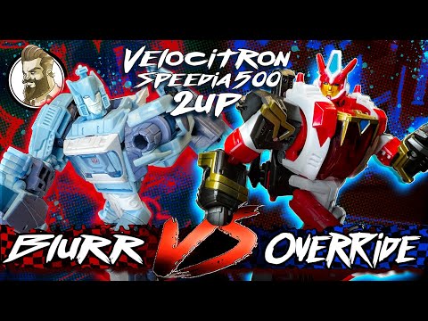 Ham-Man 2up Reviews - Velocitron Speedia500 - Blurr VS Override