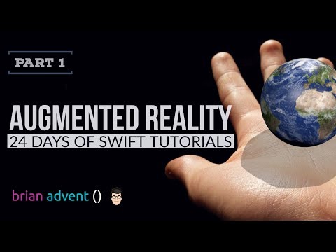 3D Earth in Augmented Reality with ARKit and SceneKit - 4/24 Days of Swift Tutorials 🎄